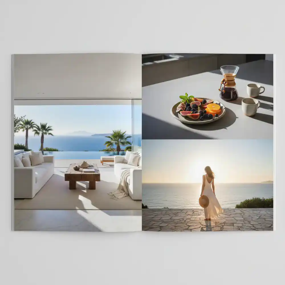 Editorial feature spread